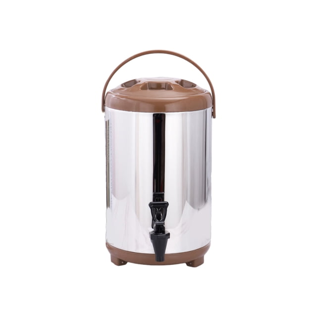 Injueey Barriles de preservación de aislamiento de té versátiles de amplia aplicación para diversos tipos de té exquisito Teteras cubierta de café de acero