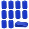 thumbnail image 1 of Uxcell Paquete de 20 Etiquetas de Perro en Blanco, 2" x 1.18" x 0.04" Etiquetas de Estampado de Metal, Etiquetas de Aluminio para Grabado/Manualidades [Azul], 1 of 1