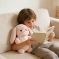 thumbnail image 3 of Realistic Easter Bunny Plush Toy, Soft Floppy Rabbit Stuffed Animal, Lifelike Lop Ear Rabbit Doll for Spring Party Decor, Cozy Companion for Toddlers, Easter Basket Filler, 3 of 5