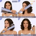 thumbnail image 5 of Aima Beauty 1 Inch(25MM) Deep Waver for Hair, Hair Waver for Mermaid Waves, 2 Barrel Hair Crimper, Easy to use & Fast Heating, Purple, 5 of 9