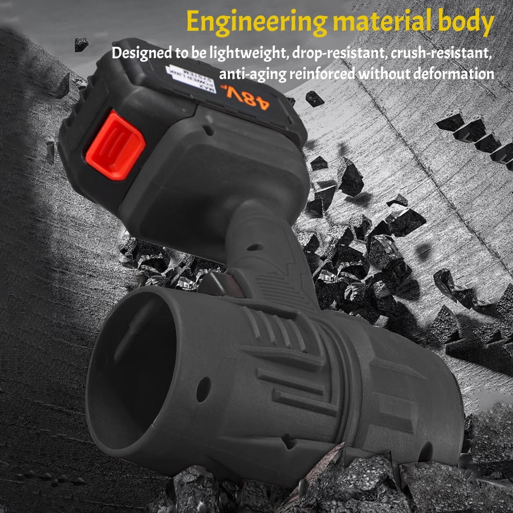Electric Cordless Leaf Blower, DFITO Mini Cordless Leaf Blower with 2 x 3.0Ah Batteries and Charger for Lawn, Patio, Car Dryer Air Blower Turbo Fan