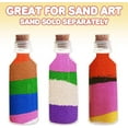 thumbnail image 5 of ArtCreativity 12-pack Clear Plastic Sand Art Bottles with Corks for Kids Ages 3+ – DIY Crafts, Party Favors, 2oz Bottles, Fun Sand Art Projects, 5 of 5