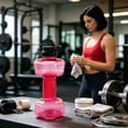 thumbnail image 6 of Dumbbell-Shaped Water Bottle 50oz, Large Capacity Sports Drinking Cup for Fitness Training, 6 of 7