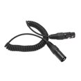 thumbnail image 2 of Headphone Extension Cable, Headset Extension Cord Stable Signal Transmission  For Airbus Aviation Headphone XLR 5-PIN, 2 of 8