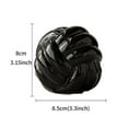 thumbnail image 2 of 1PC Black Decor Knot for Coffee Table Decor Books, Book Shelf Decor Accents, Home Decor Aesthetics, Console Entry Table Decor, Decorative Objects,3.15" x 3.7", 2 of 6
