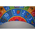 thumbnail image 4 of KC Cubs Playtime Collection ABC Alphabet, Numbers and Shapes Educational Learning & Game Round Circle Area Rug Carpet for Kids and Children Bedrooms and Playroom, 4 of 5