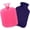 Purple, variant on Hot Water Bottle with Knitted Cover,2L Hot Water Bag,Hand Warmer Bag,Hot and Cold Therapies for Sore Muscles,Menstrual Cramps,Neck and Shoulder Pain Relief,Great for Women,Childs (Black)