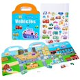 thumbnail image 2 of Toys Scene Magnetic Puzzles Montessori Busy Book Open-ended Education Toys Car Animal Shape Matching Game Quiet Book Jigsaw heqiyong LED, 2 of 2