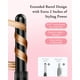 thumbnail image 3 of BESTOPE PRO - Rizador de pelo 6 en 1 con barril de cerámica para cabello largo/mediano, con varillas intercambiables de 0,35" a 1,25", voltaje dual, incluye guante y pinzas - Negro, 3 of 5