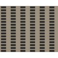 thumbnail image 1 of Ap 1000 Modern Stripe Cut Square Embossed Textures Cream, Black Wallpaper Roll, 1 of 2