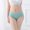 Green, variant on Women Smooth Lightweight Mesh Daily Seamless Lace Trim Cotton Lined Base Comfort Briefs