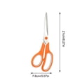thumbnail image 3 of Gmogad Stainless Steel Multifunctional Set Student Scissors Handicraft Two-color Scissors Home Teaching Materials Office Gift Scissors Orange, 3 of 6