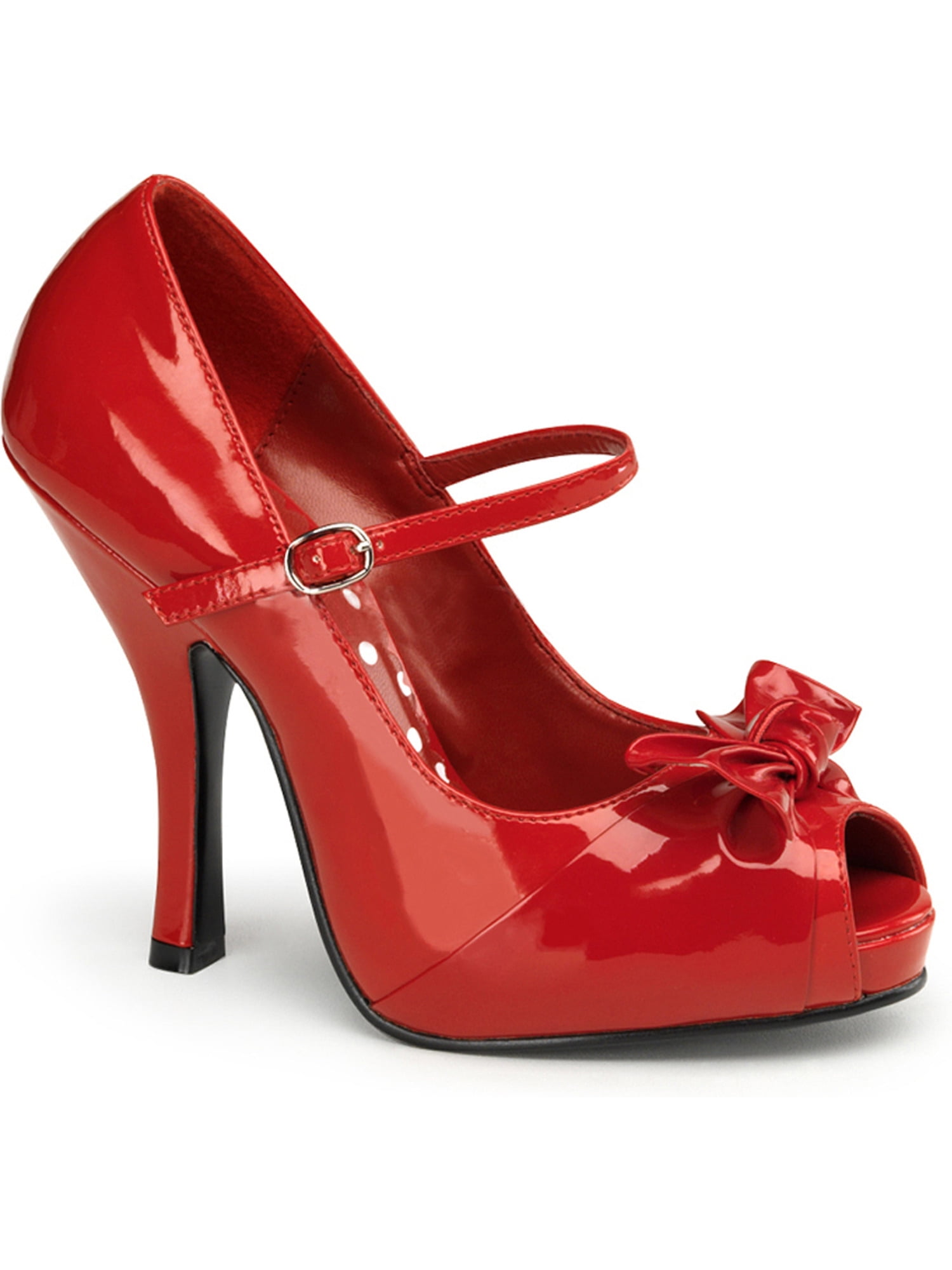 walmart red high heels