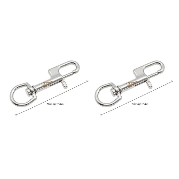 Yuarrent Perno desmontable de acero inoxidable Gancho a presión Flexible Buceo profundo Al aire libre Deportes acuáticos Ganchos Equipo Gadgets Type2 NO2 Yuarrent CBP188699