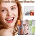 thumbnail image 5 of Refillable Floss Pick Dispenser & Floss Pick Dispenser with 10 Dental Floss Picks, Portable Travel Toothpick Holder, Flosser Holder Container, 5 of 7