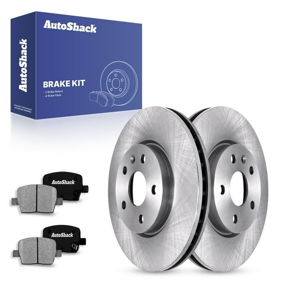 AutoShack 12.4" (315 mm) Rear Vented Brake Rotors   Ceramic Brake Pads | Replacement for 2016-2024 Chevrolet Camaro 2016-2020 Cadillac CT6 | 6-PC Brake Kit