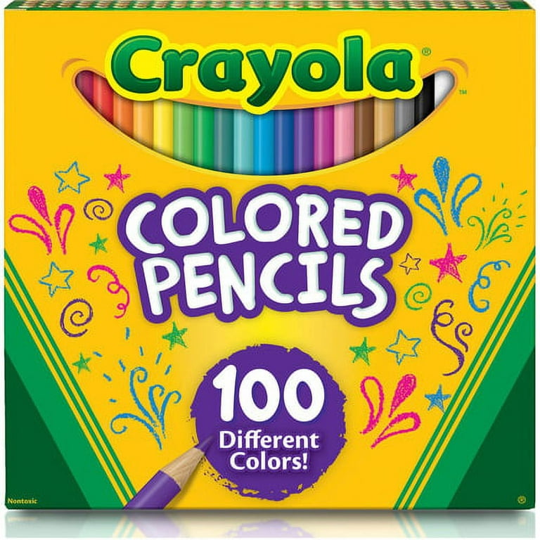 Crayola 100 Colored Pencils: What's Inside the Box  Colored pencils,  Crayola, Crayola colored pencils