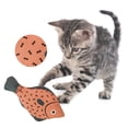 thumbnail image 3 of Kripyery Cat Squeaky Toys Soft Realistic Simulation Fish Pet Chewing Molar Interactive Toys Bite-resistant Plush Kitten Squeak Toys for Pet, 3 of 8