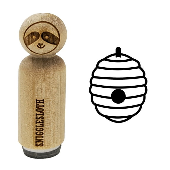 Bee Hive Rubber Stamp for Scrapbooking Crafting Stamping - Mini 1/2 Inch