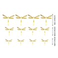 thumbnail image 3 of asddcavvf Metal Texture 3D Three Dimensionals Hollow Simulation Dragonflys Wall Sticker Metal Texture Dragonflys Three Dimensionals Dragonflys Home Simulation Dragonflys Decoration, 3 of 9
