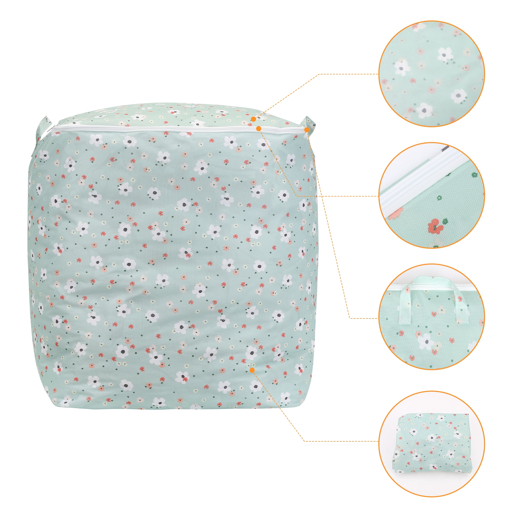 Unique Bargains Clothes Storage Bags for Closet Organizers and Storage Green 24x19.5x28in