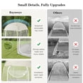 thumbnail image 4 of Sports Tent for 1 Person, Portable & Foldable Pop Up Tents Shelter with Carry Bag, Instant Weather Proof Clear View Bubble Tent for Watching Sports Events, Fishing, Camping, Beige, 4 of 8