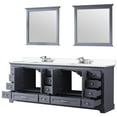 thumbnail image 7 of Dark Grey Double Bath Vanity 84 In. X 22 In., Marble Top, Faucet Included, 34 Mirrors - To Scratches And Stains For A Bathroom W D With , Scratch Stain Comfortable, 7 of 7