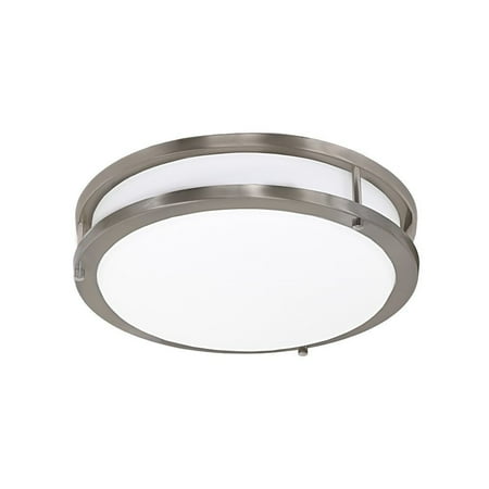 

CM403PS-4090-BN-Jesco Lighting-Envisage - 11.38 Inch 15W 4000K 1 LED Small Round Flush Mount