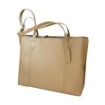 thumbnail image 2 of yuksok Women PU Leather Tote Bag Beach Purse Fashion Lady Handle Bag Casual Handbag Khaki, 2 of 9