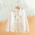 thumbnail image 6 of Girls Outfit Set Cartoon Print Hoodie and Sweatpants Children Fashion Loose Sportswear Comfy Outfits, 6 of 6
