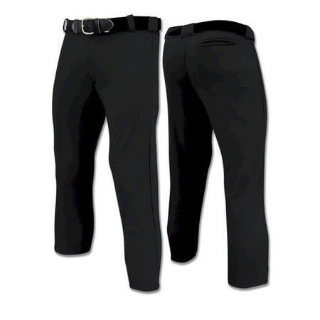 Champro Tournament Girls Softball Pant, Black, Size Large