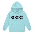 thumbnail image 4 of Hessimy Toddler Boys Girls Spring Summer 2Pcs Crewneck Long Sleeve Sweatshirt Elastic Joggers Pants Soft Sweatsuit(Light Blue,11-12 Years), 4 of 6