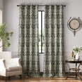 thumbnail image 1 of Cortinas Blackout Jinchan Gris Damasco 244 cm Largo 2 Paneles, 1 of 9