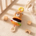 thumbnail image 7 of Kiddiway Jollybaby Baby Stacking Pull Toy with Bell - Plush Figurine & Cute Plushies, Baby Rattles & Plush Rings, Soft Sensory Rattle, Stacking Rings, Auditory, Stroller Hanging,a, 7 of 7