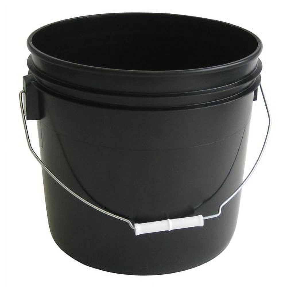 Argee 5 Gallon Black Bucket, 10-Pack 
