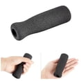 thumbnail image 5 of Cane Replacement Hand Grip, Traditional Cane Easy Slide on Cane Handle Grip, Black Foam Offset Canes Foam Hand Support - Pack of 4, 5 of 7