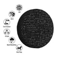 thumbnail image 5 of Rv Spare Tire Cover 17 inch - Chemistry Formulas cute Tire Covers for Trailers, Adjustable Camper Spare Tire Cover, 5 of 7