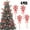 D, variant on KOYPTL 4 Pcs Lollipop Christmas Ornament Set,Red White Foam Lollipop Spray for Christmas Tree Lollipop Shape Candy Ornament Festive Decoration for School Bedroom Home Christmas Winter Holiday