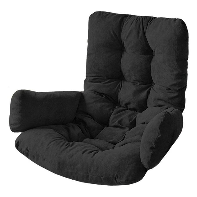 Cesta colgante Zulema Cojín para silla Huevo silla Hamaca negro