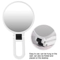 thumbnail image 3 of Mgaxyff Double-Sided Makeup Mirror Portable 5x Magnifying Folding Cosmetic Mirror for Home Travel,Hand Held Makeup Mirror,5x Magnifying Makeup Mirror, 3 of 8