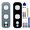 Black, variant on 1Pcs For Samsung Galaxy S10e G970 Replacement Rear Camera Lens Cover Tool Blue