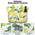 thumbnail image 2 of Tote Bag for Women - Lemon Shoulder Bag - Large Utility Work Duffle Bag with Zipper Handbag for Travel, Work, Sprots, 2 of 5