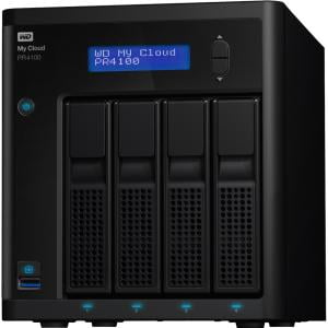 WD 0TB My Cloud PR4100 Pro Series Diskless Media Server with Transcoding, NAS - Network Attached Storage - Intel Pentium N3710 Quad-core (4 Core) 1.60 GHz - 4 x Total Bays - 4 GB RAM DDR3L