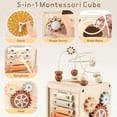 thumbnail image 2 of Juguetes Montessori Activity Cube Vanplay para niños de 1 a 3 años, 2 of 7