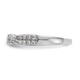 thumbnail image 3 of 14K White Gold Wedding Diamond Round Ring Band, 3 of 7