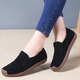thumbnail image 4 of Loafers for Women Comfortable Business Casual Shoes Womens Dressy Slip On Office Work Flats Shoes Women's Solid Color Round Toe Penny Shoes, 4 of 9