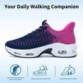 thumbnail image 3 of MAYKX Women’s Slip-On Walking Shoes Cushioned Sole Tennis Sneakers for Office Ladies & Pregnant Women, 3 of 6