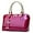 Rose, variant on Patent Leather Shiny Women Handbag Elegant Evening Shoulder Crossbody Bag Boston Style Parties Formal Events