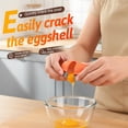 thumbnail image 4 of HoliHive 2026 New Egg Shell Opener, Stainless Steel Egg Cracker Tool, Multifunctional Eggs Separator for Raw and Hard Boiled Eggs Peeler Shell Remover, Kitchen Gadget, 4 of 9