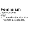 thumbnail image 3 of CafePress - Feminism Definition Women's Light Pajamas - Women's Short Sleeve Print T-Shirt and Pants Light Cotton Pajama Set, 3 of 7